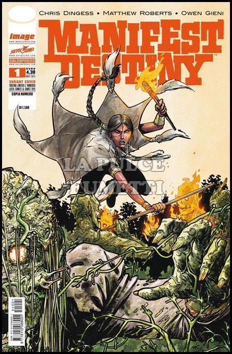 MANIFEST DESTINY #     1 - VARIANT - 1500 COPIE